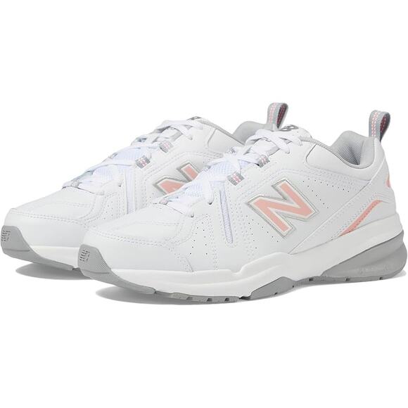 New Balance Womens WX608v5 Running Sneakers US 9 B EU 40.5 White Pink NWOB - Picture 1 of 12